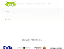 Tablet Screenshot of ljusdalbandy.se